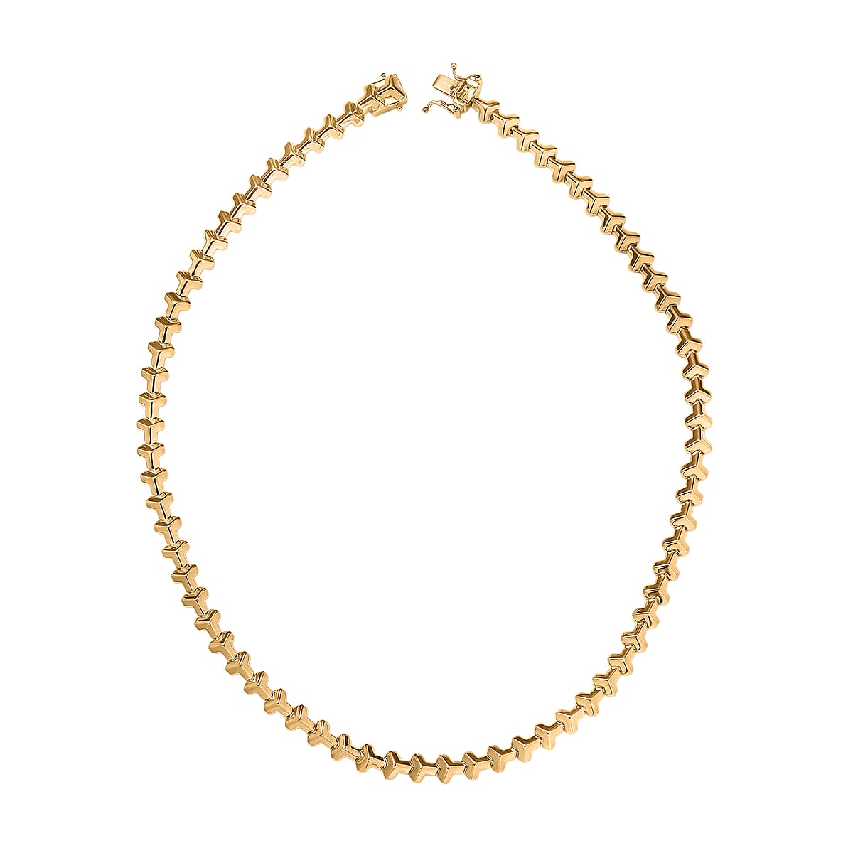 EverTrue Bronzella Collection Arrow of Amour Necklace in 18K YG Plated Bronze 18 Inches image number 3