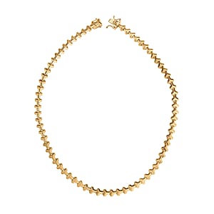 EverTrue Bronzella Collection Arrow of Amour Necklace in 18K YG Plated Bronze 18 Inches