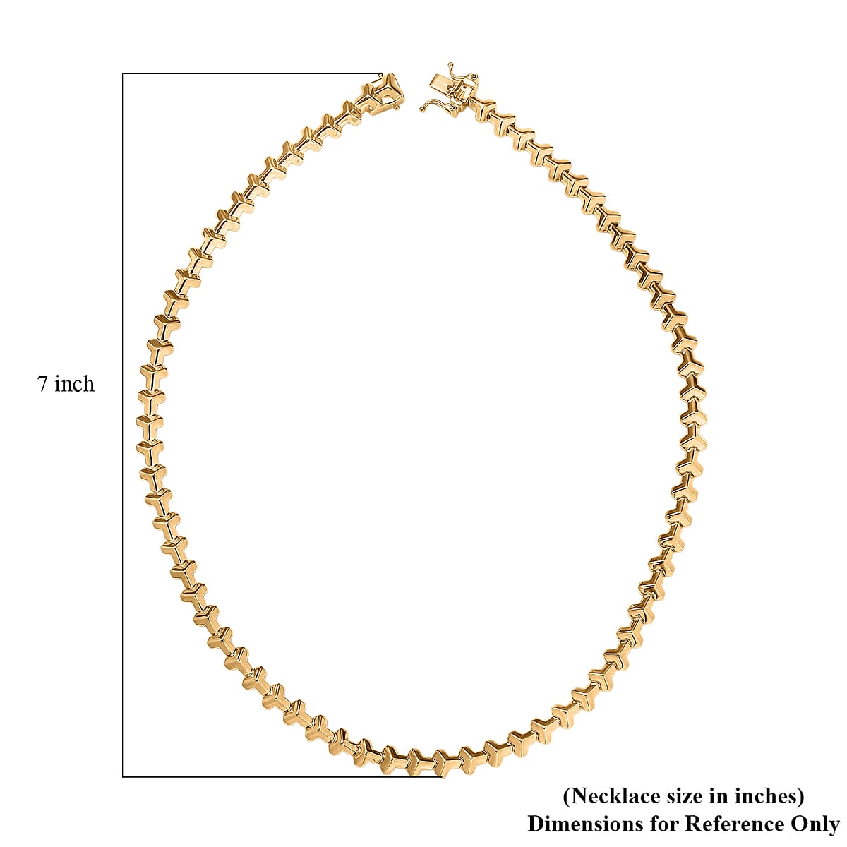 EverTrue Bronzella Collection Arrow of Amour Necklace in 18K YG Plated Bronze 18 Inches image number 5