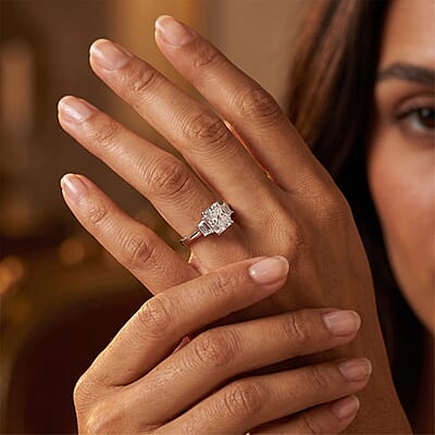 Luxuriant Lab Grown Diamond EF-VS 2.25 ctw Ring in 950 Platinum (Size 12.0) 5.10 Grams