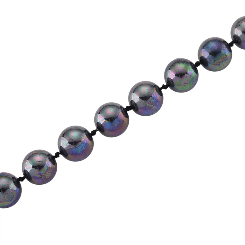 Tahitian Shell Pearl Necklace in ION Plated YG Stainless Steel 20 Inches