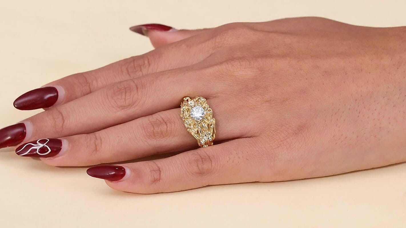 Luxuriant Lab Grown Diamond VS 0.75 ctw Ring in 10K Yellow Gold (Size 10.0) 9.99 Grams