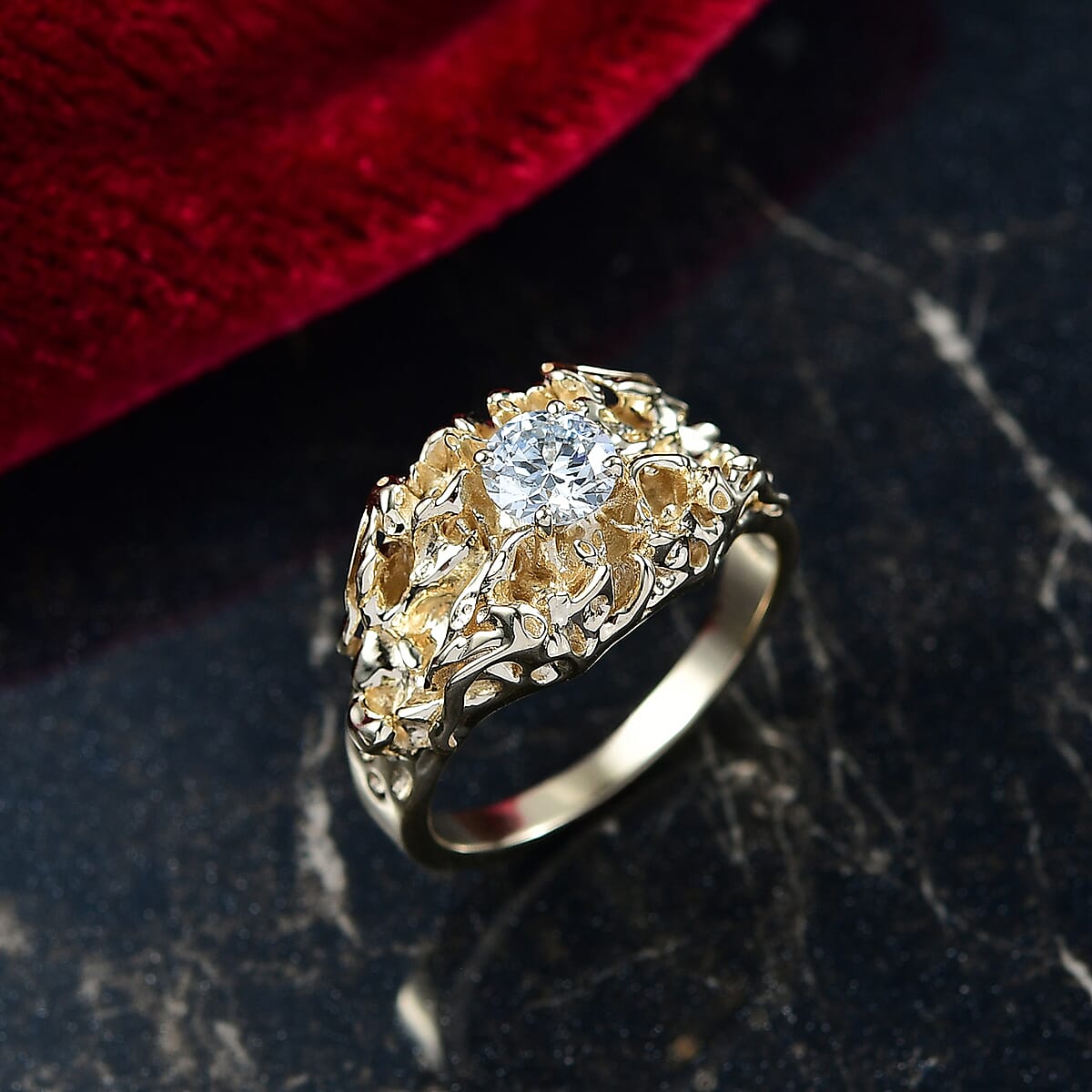 Luxuriant Lab Grown Diamond VS 0.75 ctw Ring in 10K Yellow Gold (Size 10.0) 9.99 Grams image number 1