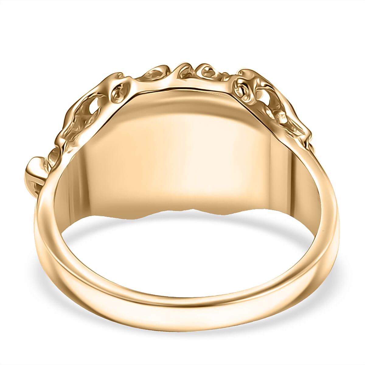 Luxuriant Lab Grown Diamond VS 0.75 ctw Ring in 10K Yellow Gold (Size 10.0) 9.99 Grams image number 4