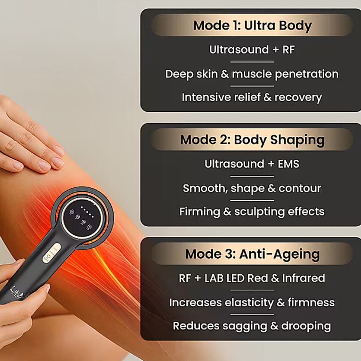 LAB Maximus Ultra Multi Technology Cellulite, Tone & Lift Body Device (Lifetime Warranty) image number 4