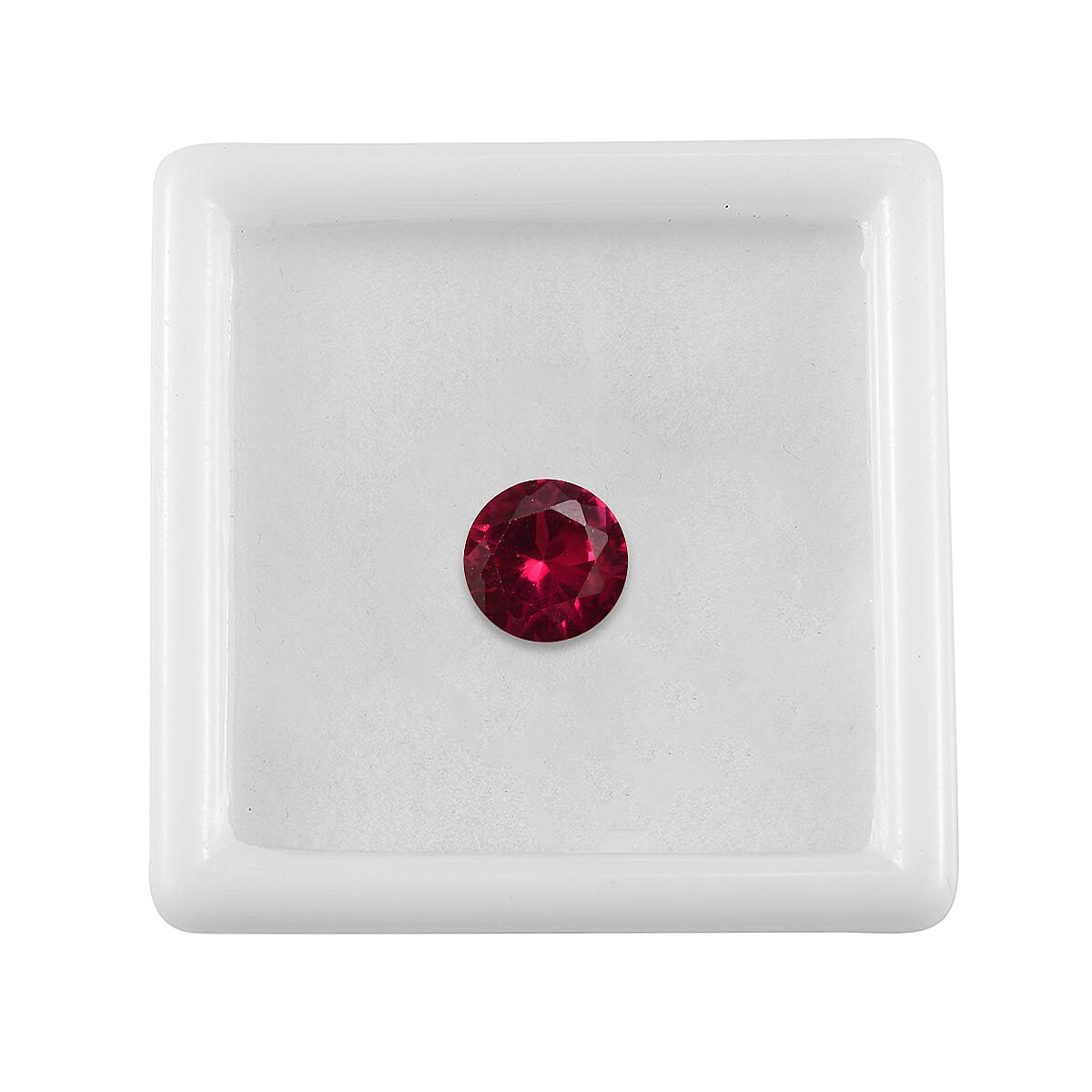AA Lab Created Ruby (Rnd 8 mm) 2.02 ctw Loose Gemstone