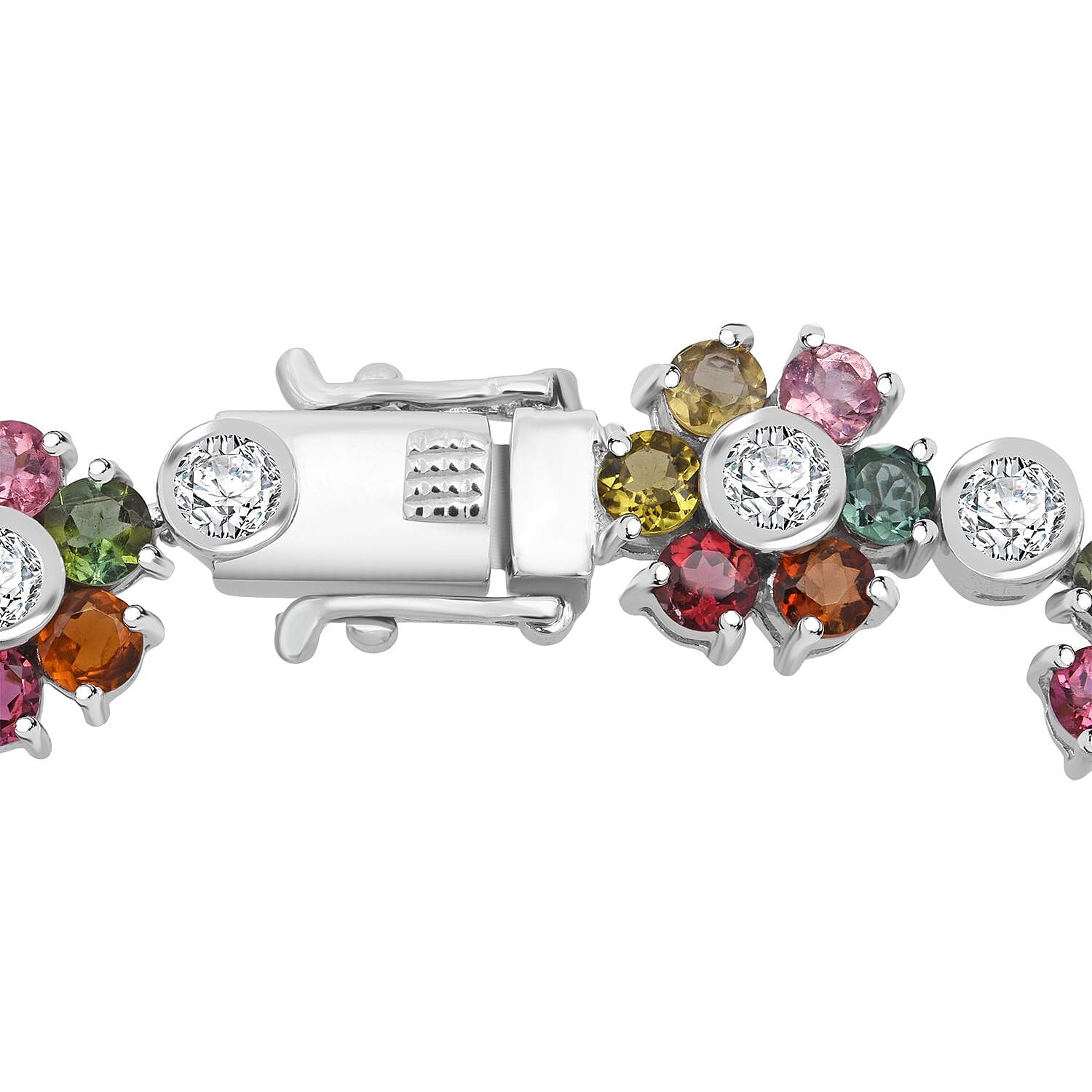 Multi-Tourmaline Bracelet  (6.50 In)