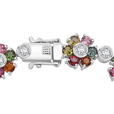 Multi-Tourmaline Bracelet  (6.50 In)