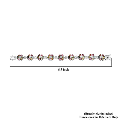 Multi-Tourmaline Bracelet  (6.50 In)