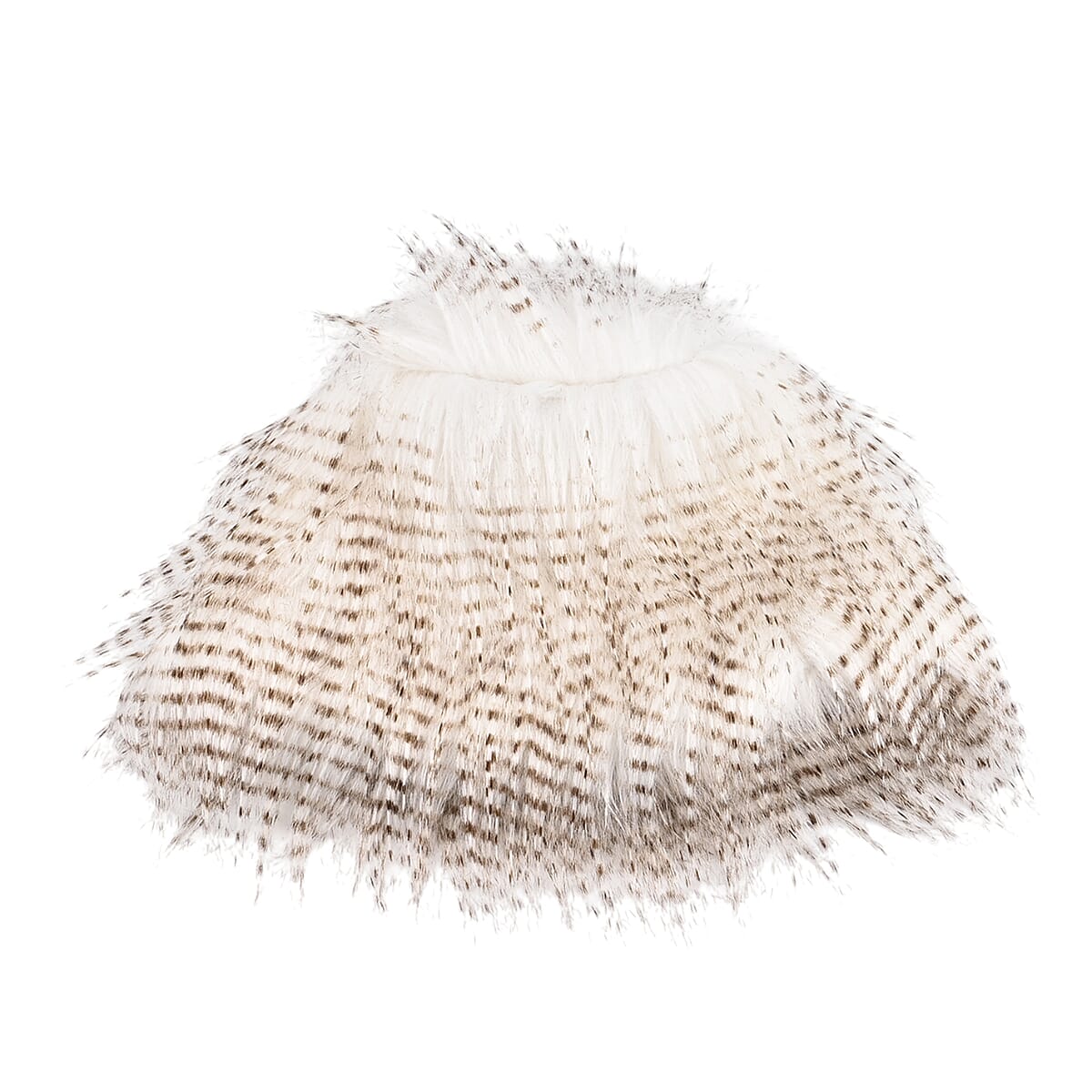 Tamsy Beige Faux Fur Bucket Hat  image number 4