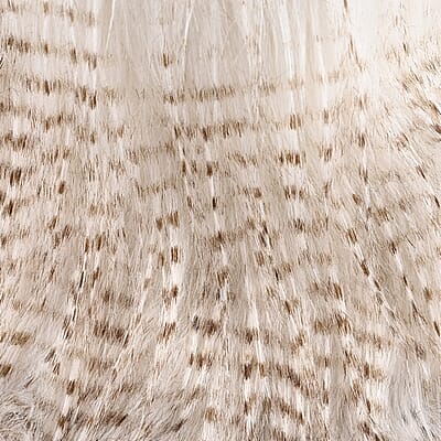 Tamsy Beige Faux Fur Bucket Hat