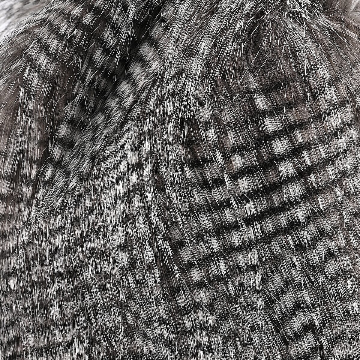 Tamsy Black Faux Fur Bucket Hat  image number 5