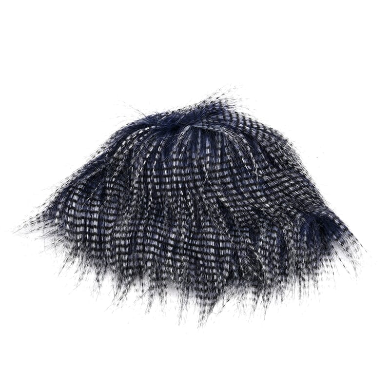 Tamsy Blue Faux Fur Bucket Hat