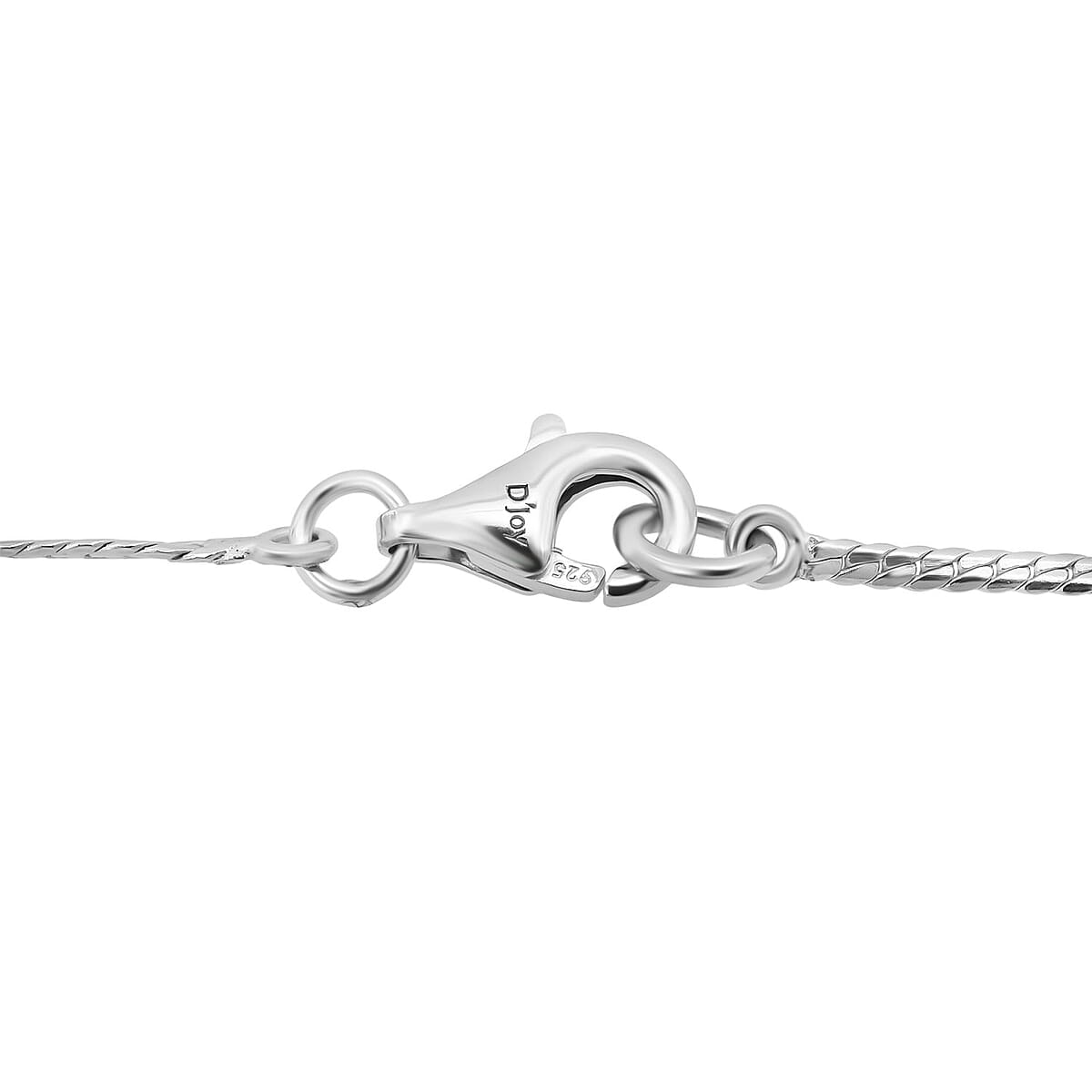D'Joy Multi-Tourmaline and Moissanite 12.50 ctw Necklace in Rhodium Over Sterling Silver 18 Inches image number 4