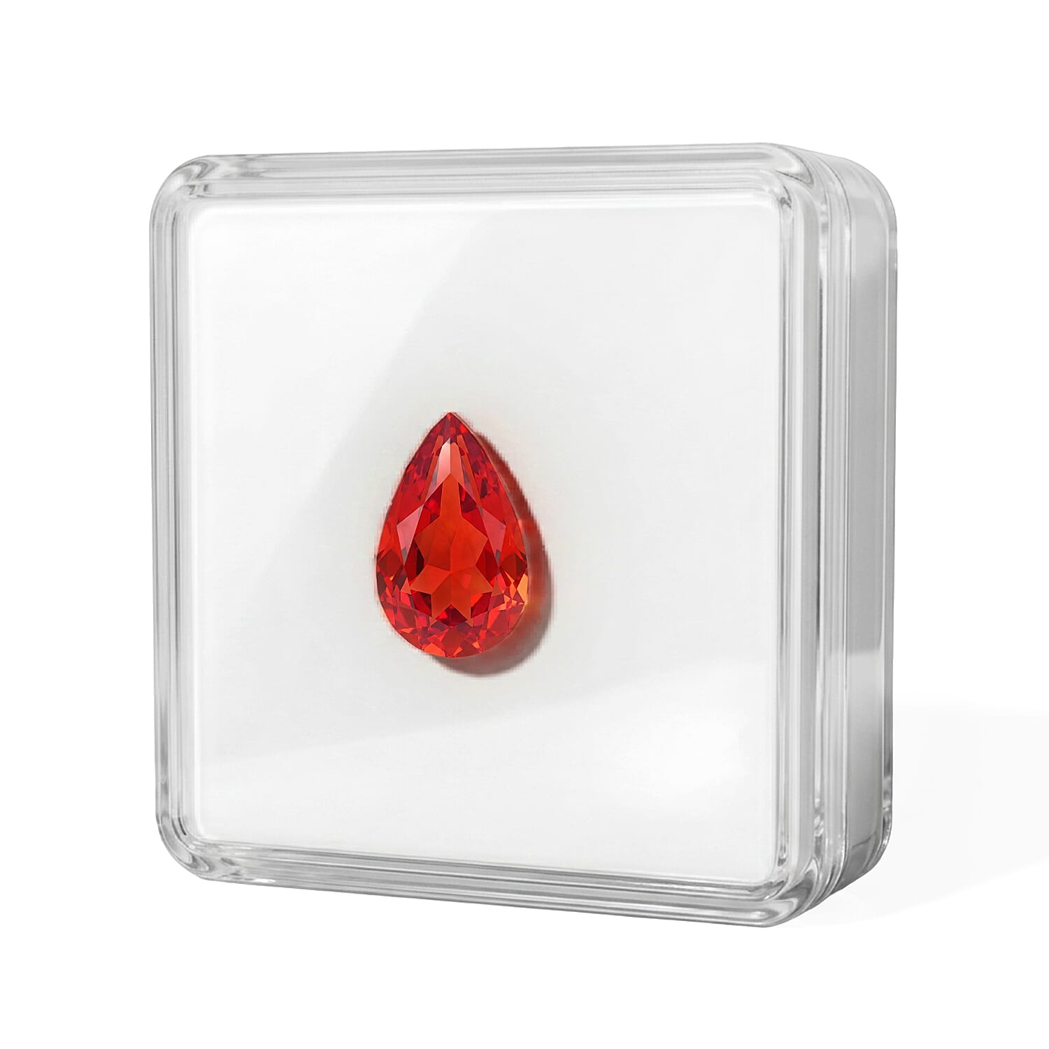 Fire Opal (Pear 7x5 mm) 0.35 ctw