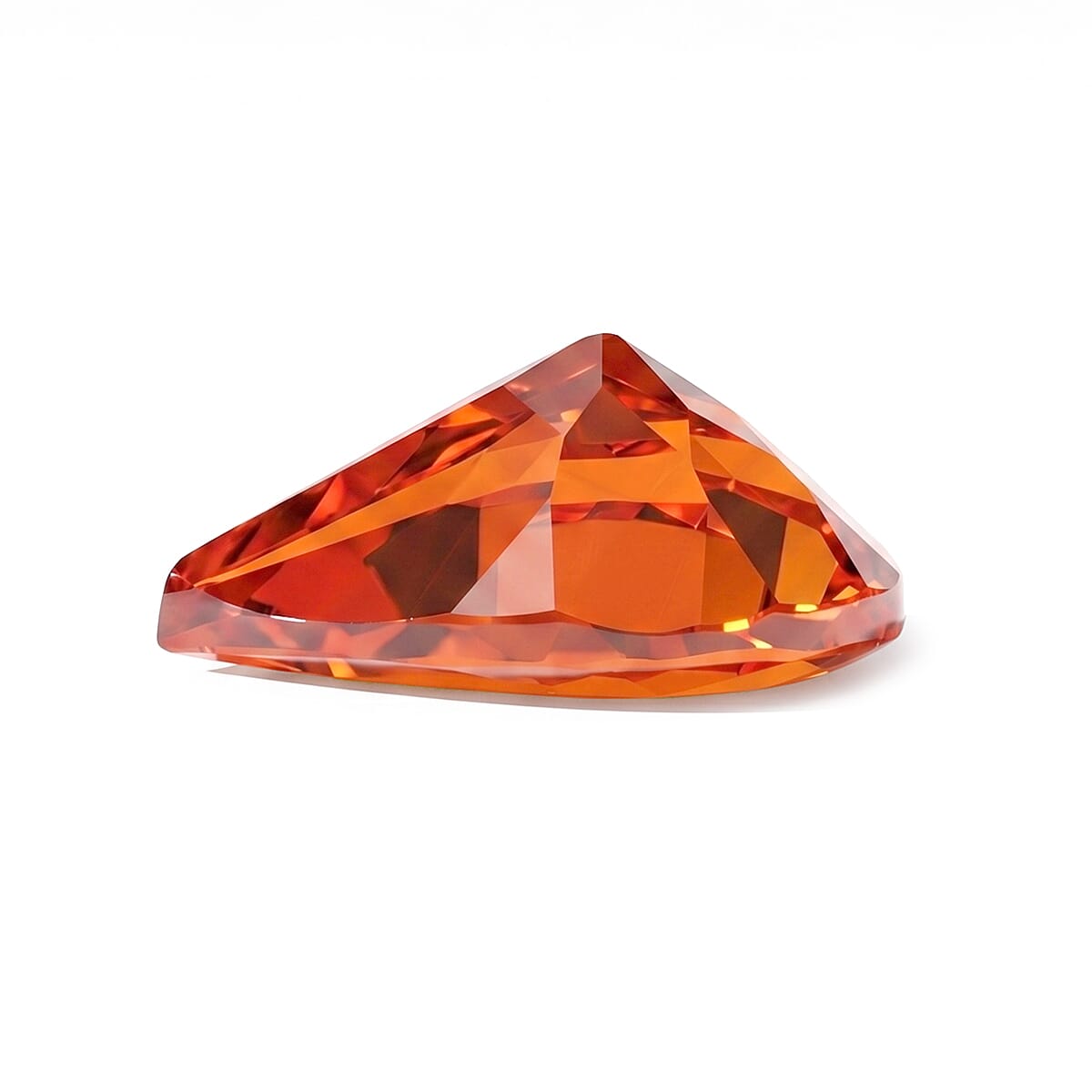 Rough Cut Fire Opal (Pear 8x6 mm) 0.60 ctw