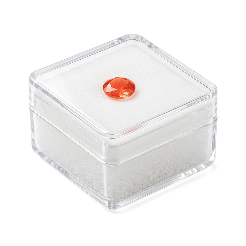 Fire Opal (Rnd 6 mm) 0.55 ctw