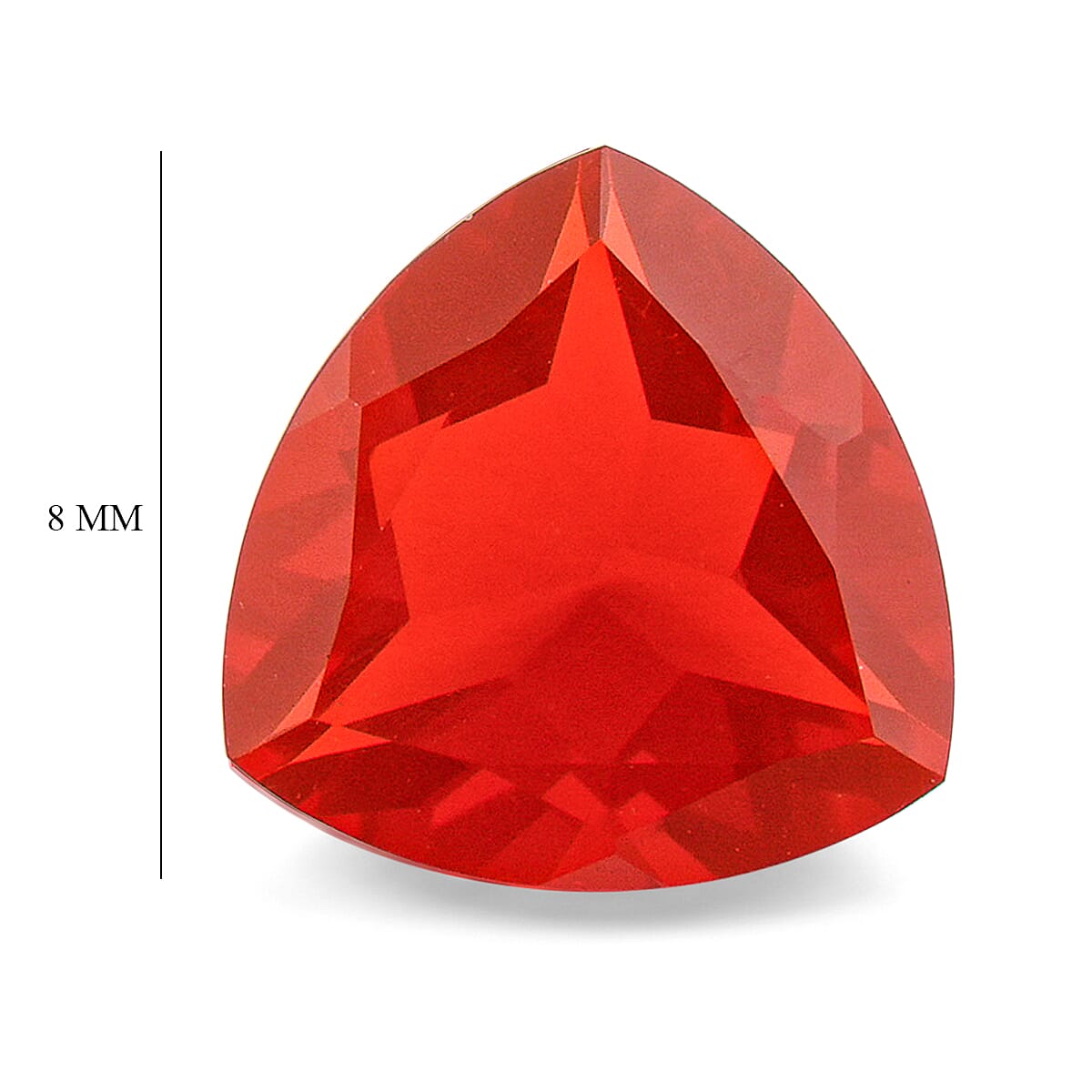 Fire Opal (Trl 8 mm) 1.10 ctw