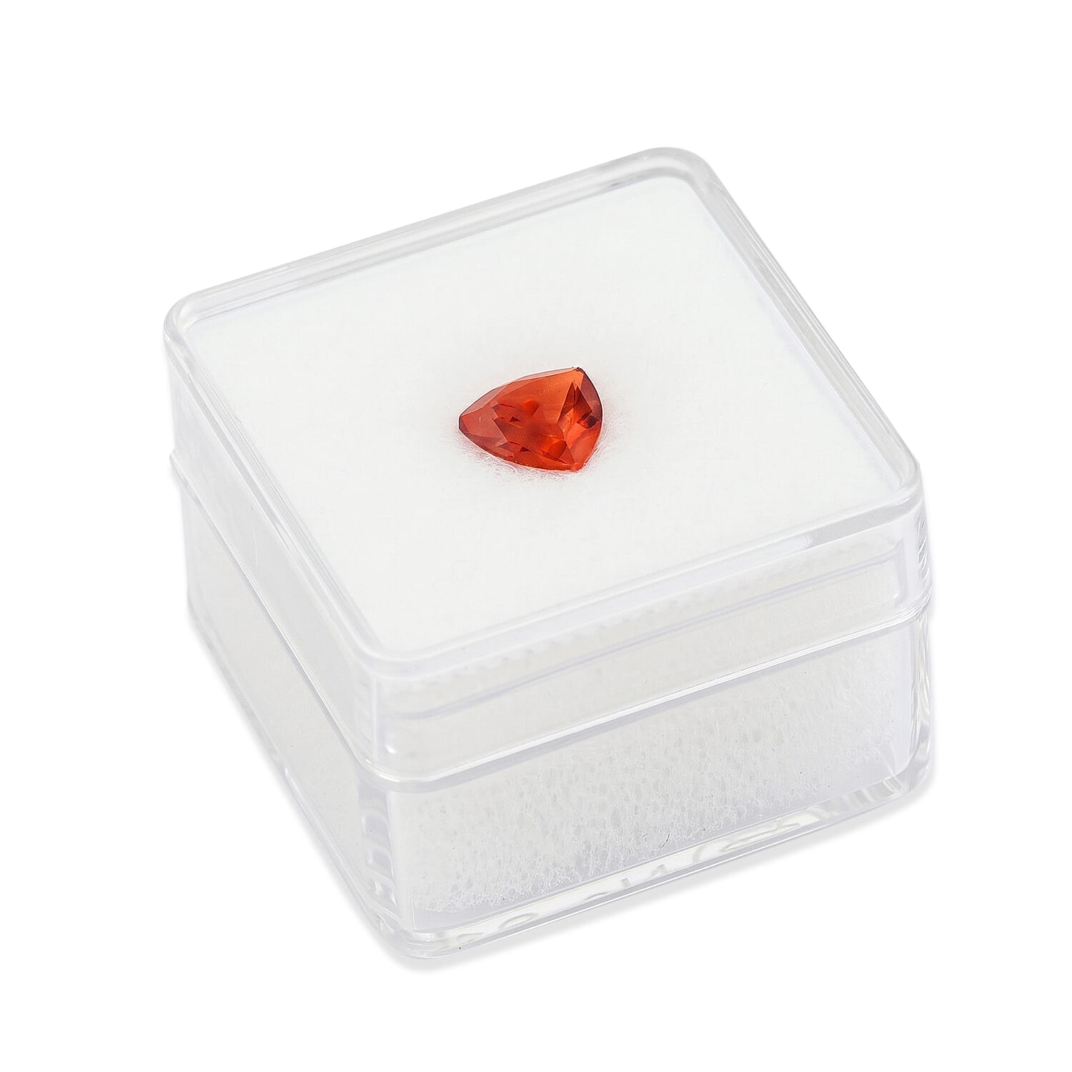Rough Cut Fire Opal (Trl 7 mm) 0.65 ctw