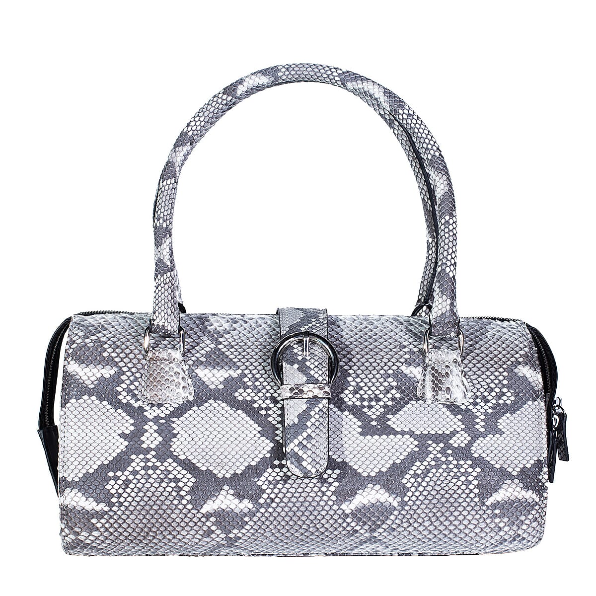 Ankur's Treasure Chest Doorbuster The Grand Pelle Handcrafted Natural Genuine Python Leather Barrel Bag image number 0