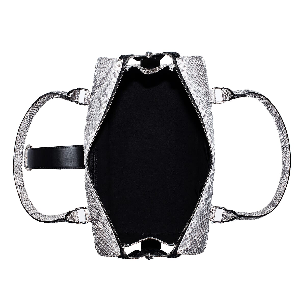 Ankur's Treasure Chest Doorbuster The Grand Pelle Handcrafted Natural Genuine Python Leather Barrel Bag image number 6