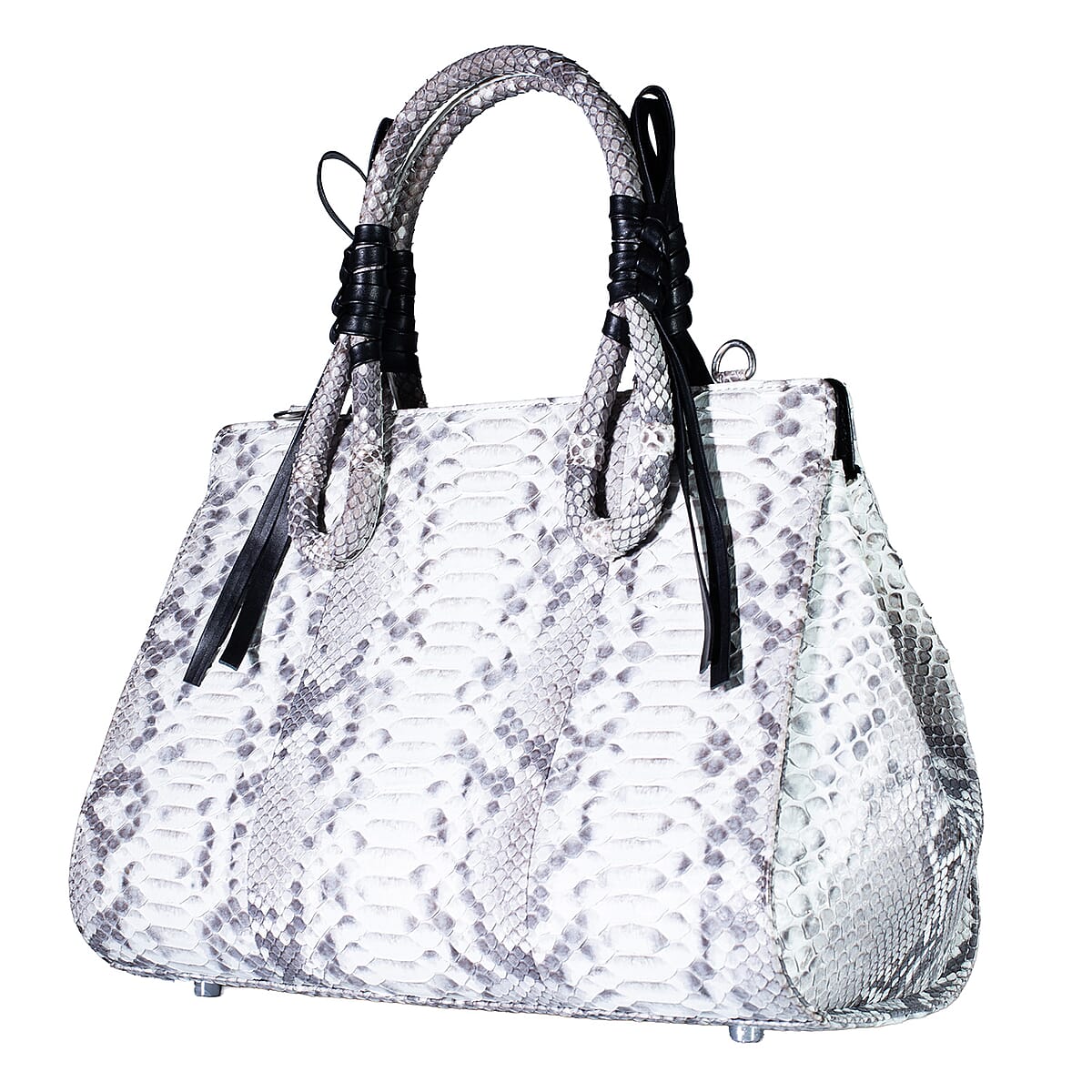 Grand Pelle Natural Genuine Python Leather Tote Bag image number 4