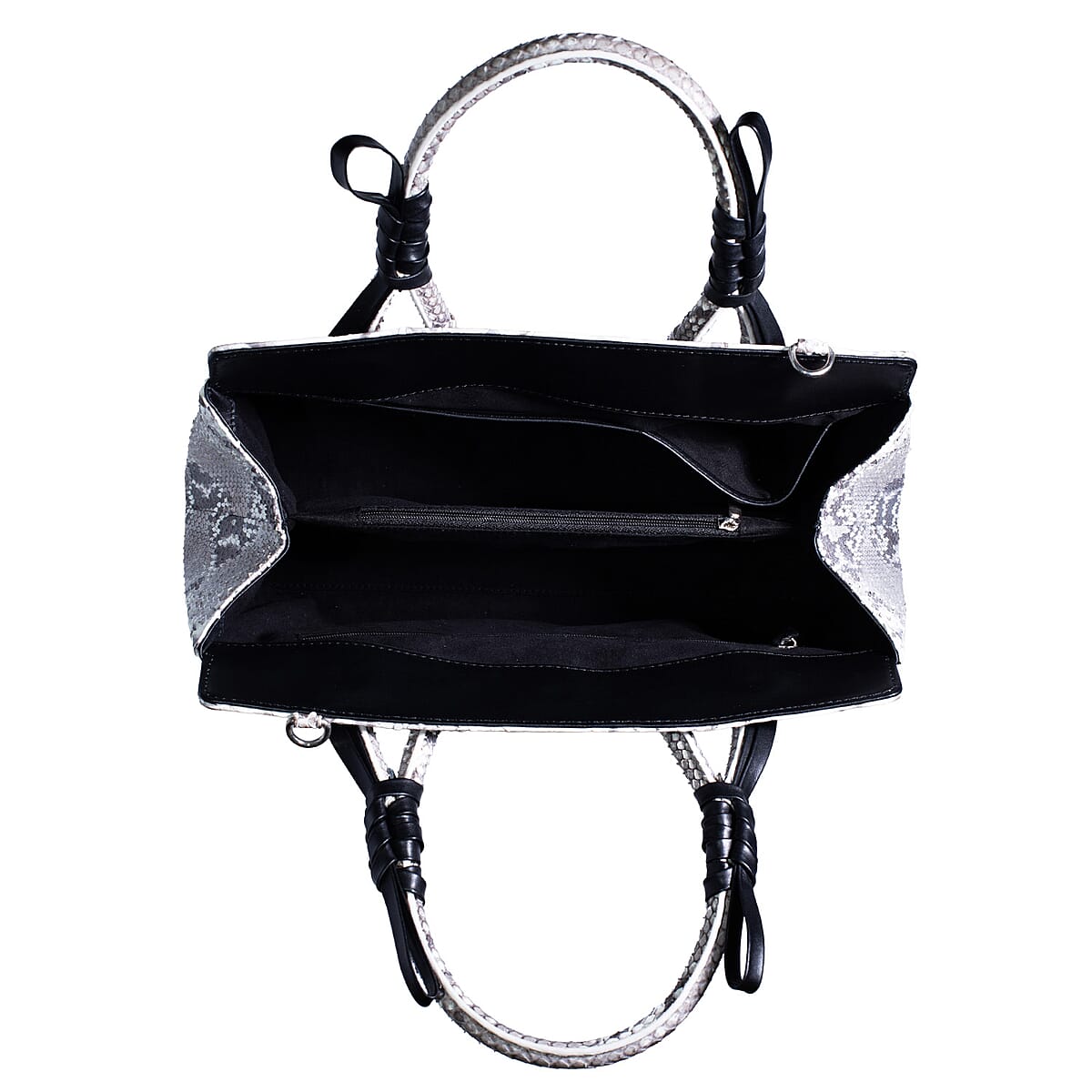 Grand Pelle Natural Genuine Python Leather Tote Bag image number 5