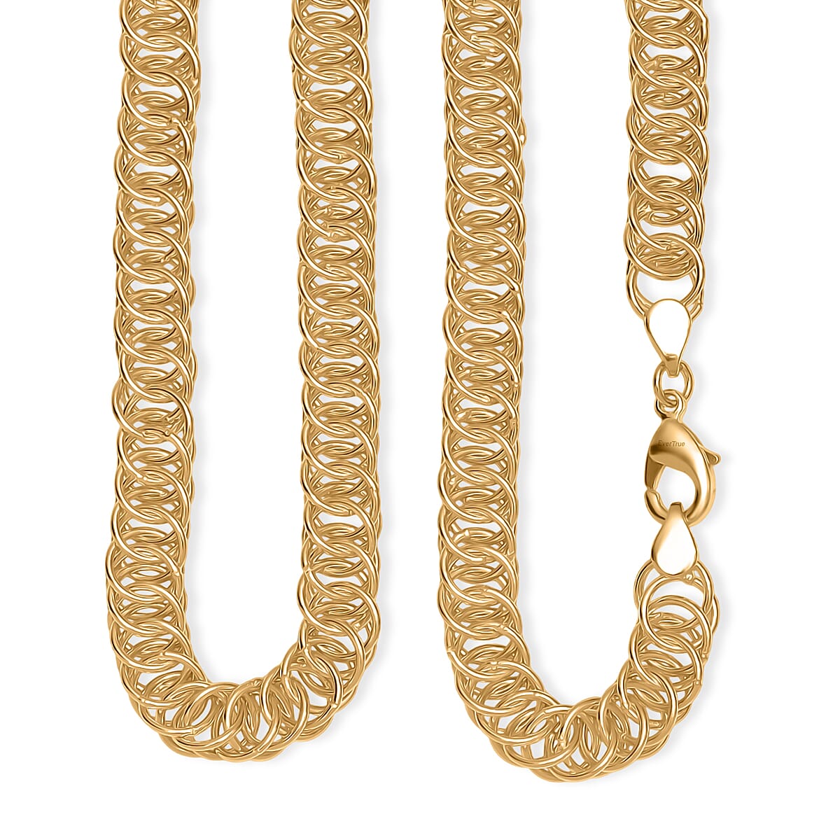 EverTrue Bronzella Collection Wheat Chain Necklace in 18K YG Plated Bronze 20 Inches image number 0