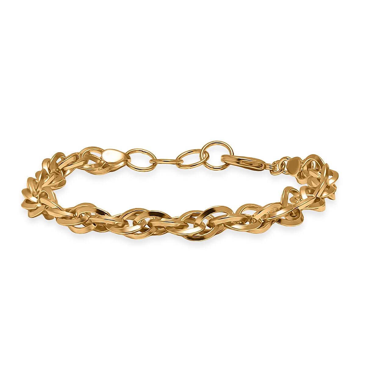 EverTrue Bronzella Collection Rolo (Belcher) Chain Bracelet in 18K YG Plated Bronze (7.50 In) image number 0