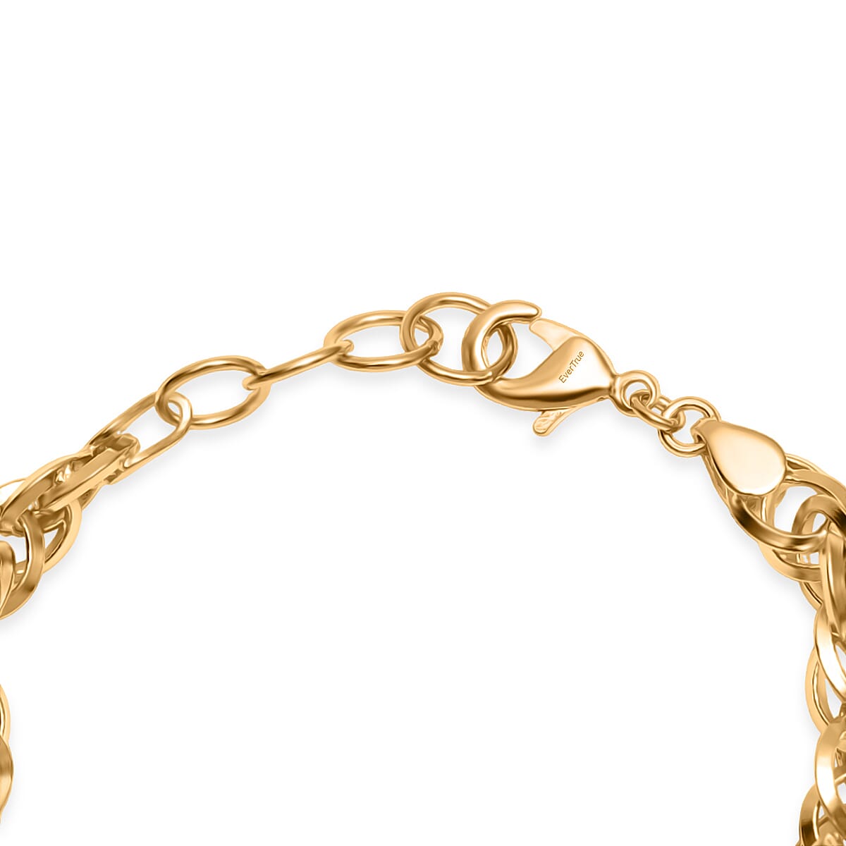 EverTrue Bronzella Collection Rolo (Belcher) Chain Bracelet in 18K YG Plated Bronze (7.50 In) image number 4
