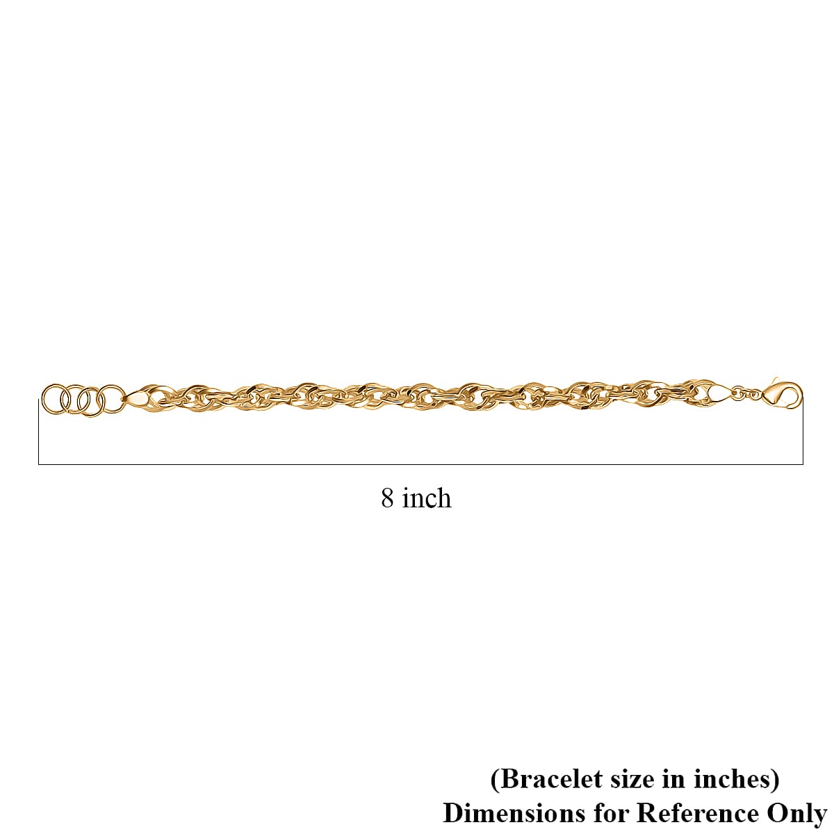 EverTrue Bronzella Collection Rolo (Belcher) Chain Bracelet in 18K YG Plated Bronze (7.50 In) image number 5