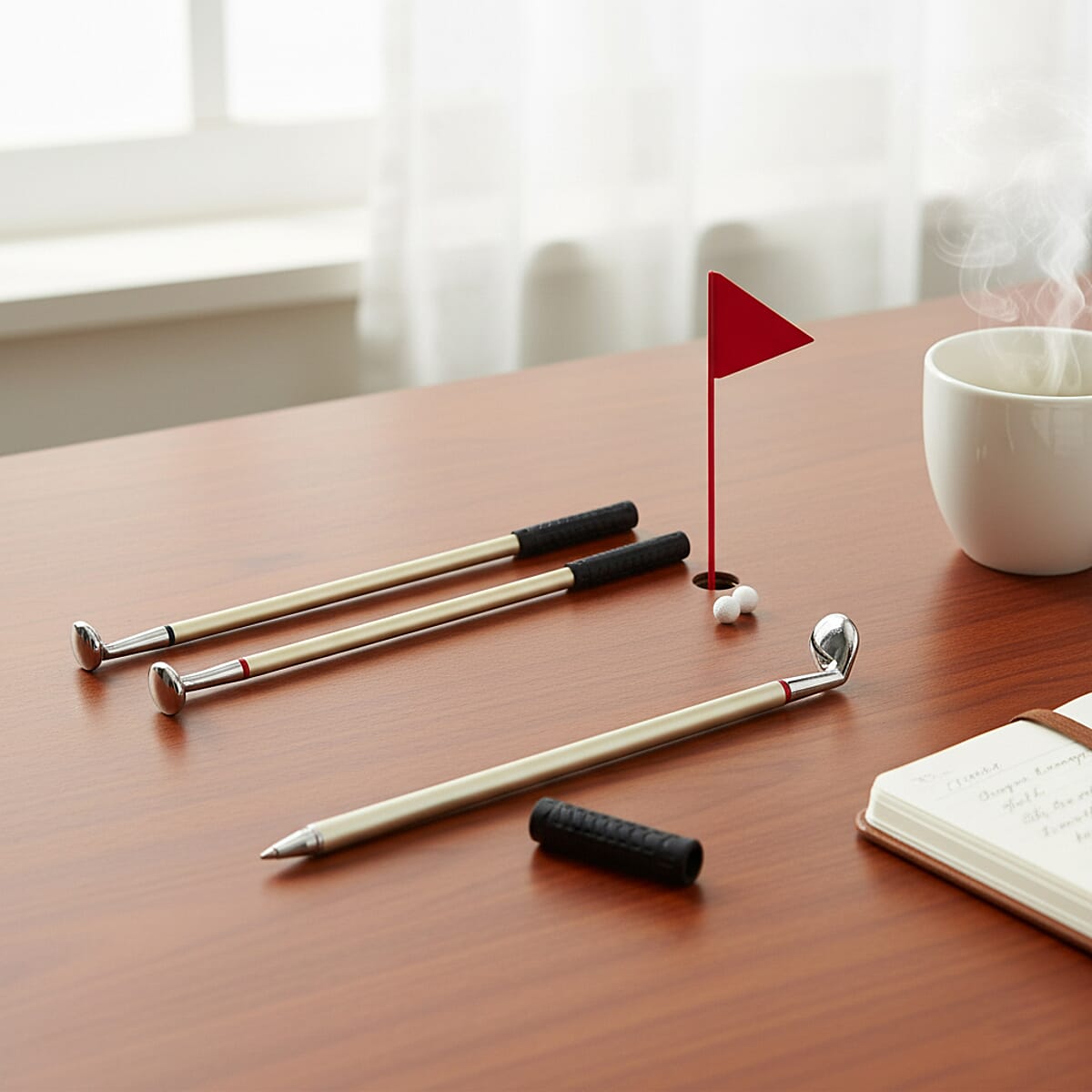 Set of 3 Mini Golf Club Design Pens image number 1