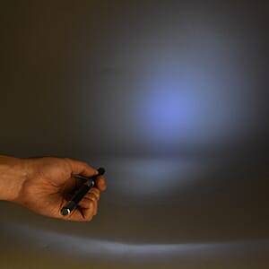 Black, Navy and Brown Set of 3 Teaching Whip Pen with Silver Body