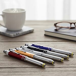 Set of 5pcs Crystal Lamp Pen - Multi Color