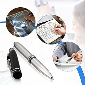 Set of 5pcs Crystal Lamp Pen - Multi Color