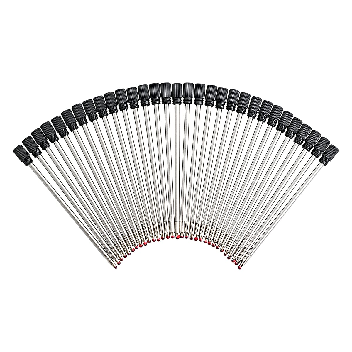 Set of 30pcs Black Ink Refills of Crystal Lamp Pen image number 0