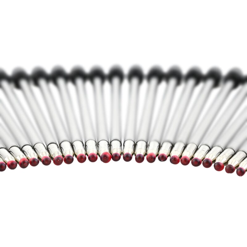 Set of 30pcs Black Ink Refills of Crystal Lamp Pen