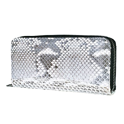 Grand Pelle Natural Genuine Python Leather Wallet