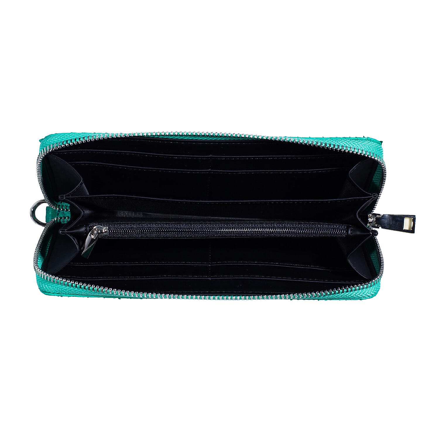 Grand Pelle Green Genuine Python Leather Wallet