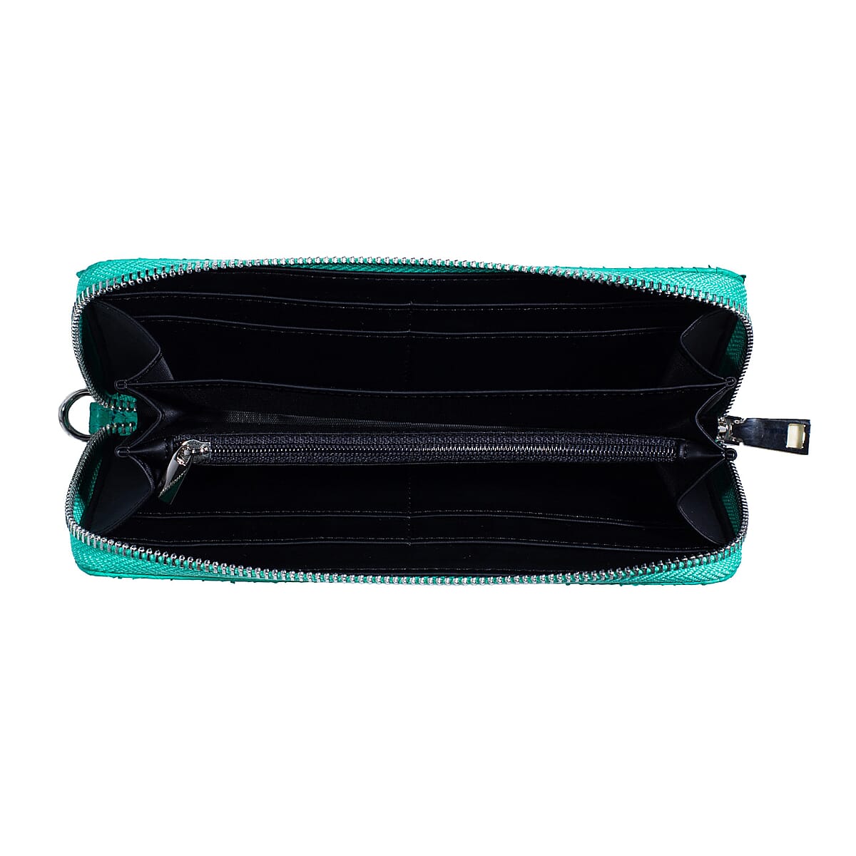 Grand Pelle Green Genuine Python Leather Wallet image number 5