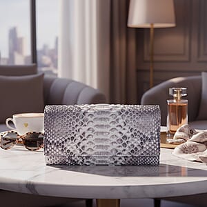 The Grand Pelle Handcrafted Natural Genuine Leather Envelope Clutch Bag