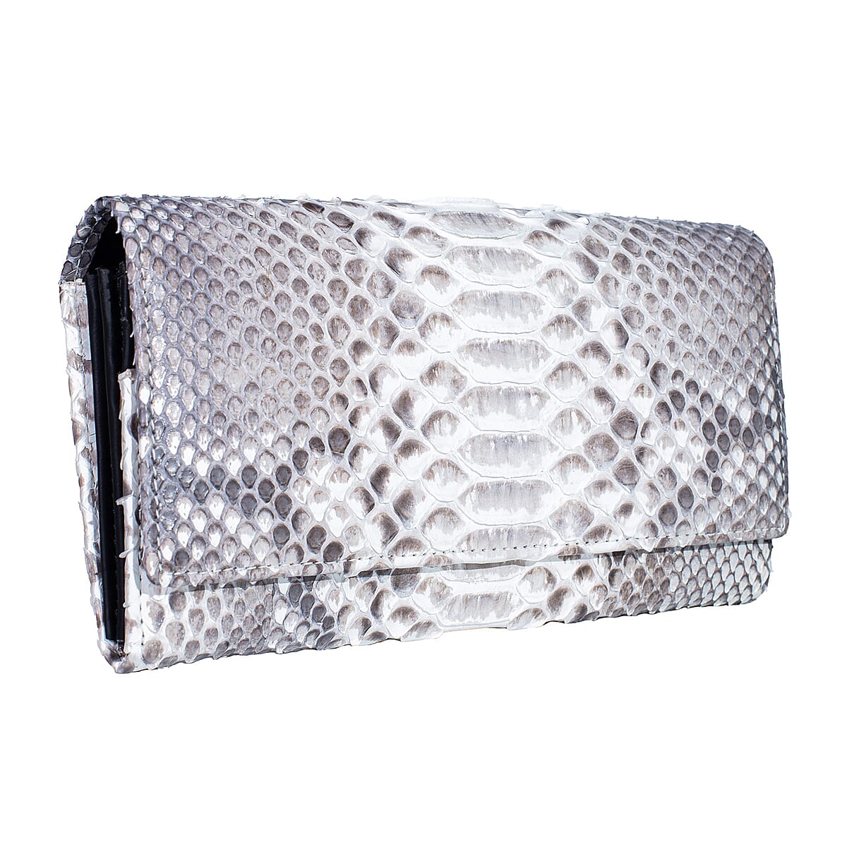 The Grand Pelle Handcrafted Natural Genuine Leather Envelope Clutch Bag image number 4