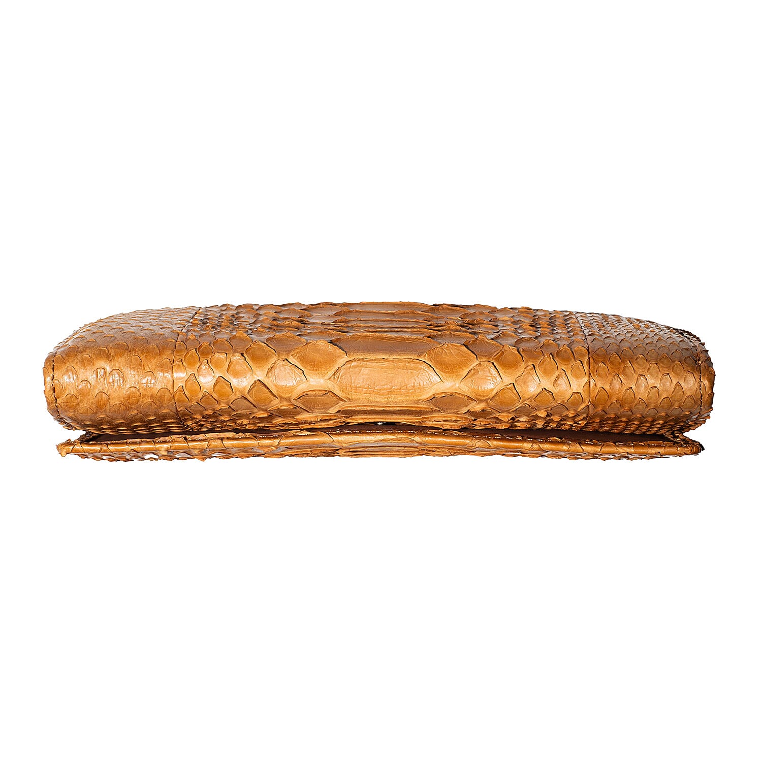 The Grand Pelle Handcrafted Camel Genuine Leather Envelope Clutch Bag
