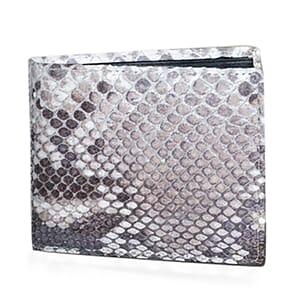 Doorbuster The Grand Pelle Natural Genuine Python Leather Wallet