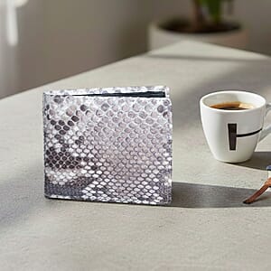 Doorbuster The Grand Pelle Natural Genuine Python Leather Wallet