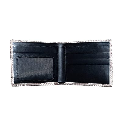 The Grand Pelle Natural Genuine Python Leather Wallet