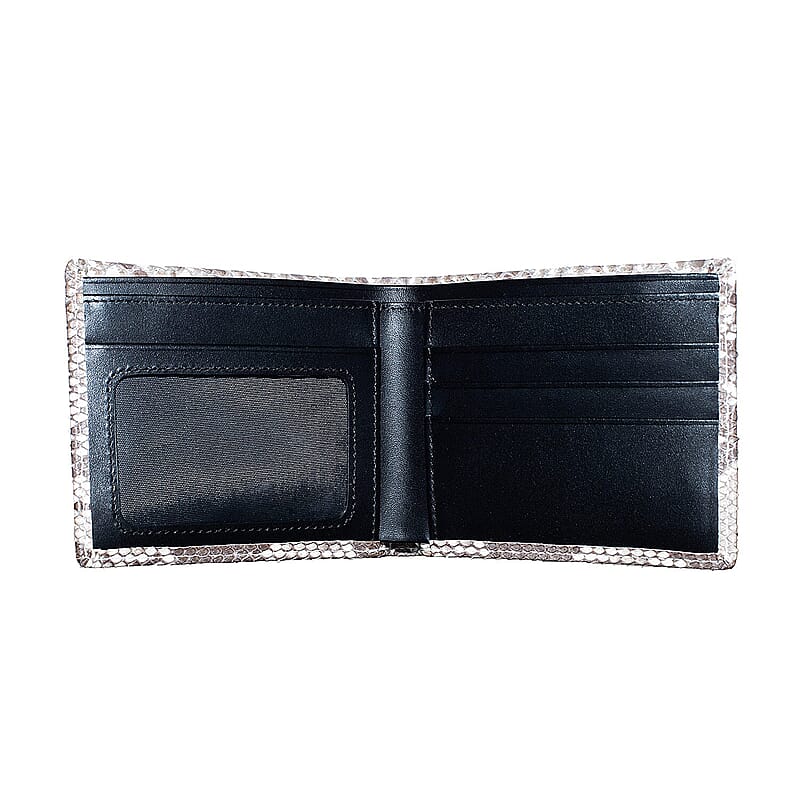 The Grand Pelle Natural Genuine Python Leather Wallet
