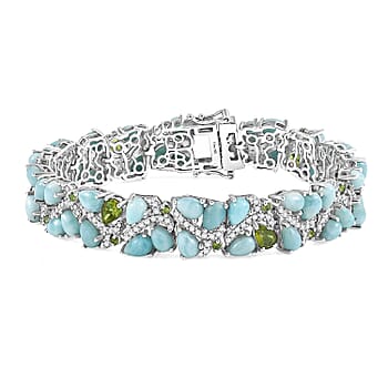 Larimar & Multi Gemstone - Product card gallery slide 1 (10178127659321)