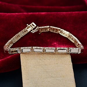 Luxoro Bar Link Bracelet in 10K Yellow Gold (8.00 In) 8.45 Grams
