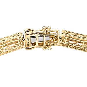 Luxoro Bar Link Bracelet in 10K Yellow Gold (8.00 In) 8.45 Grams